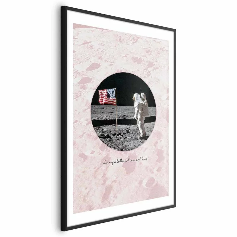 Plakat - Love You to the Moon and Back - obrazek 1