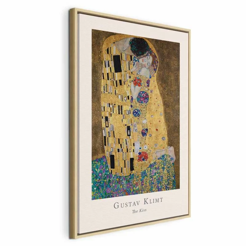 Obraz - Gustav Klimt - The Kiss (1-częściowy) pionowy - obrazek 1