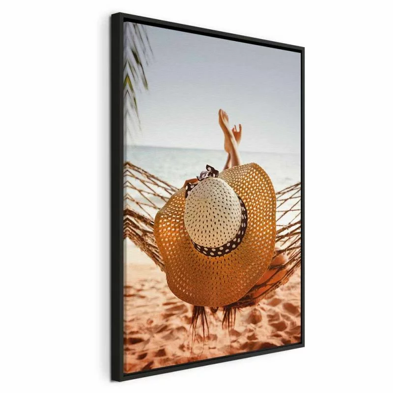 Obraz - Hamak na plaży (1-częściowy) pionowy - obrazek 1