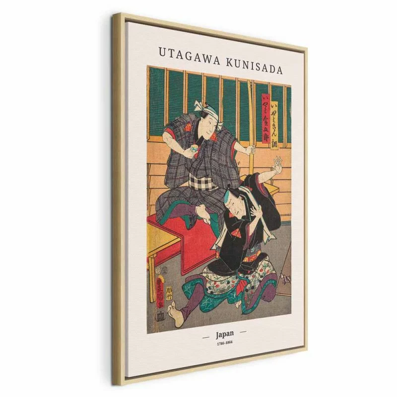 Obraz - Japoński drzeworyt (1-częściowy) pionowy - obrazek 1