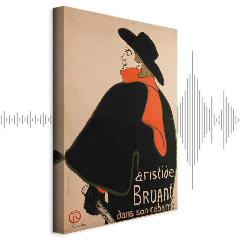 Obraz - Aristide Bruant: Dans son cabaret (1-częściowy) pionowy - obrazek 1