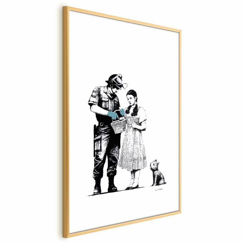 Plakat - Dorotka i policjant - obrazek 1