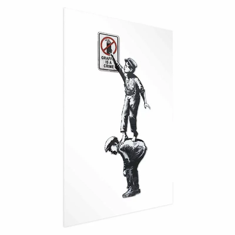 Plakat - Graffiti is a crime - obrazek 1