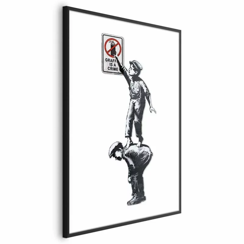 Plakat - Graffiti is a crime - obrazek 1