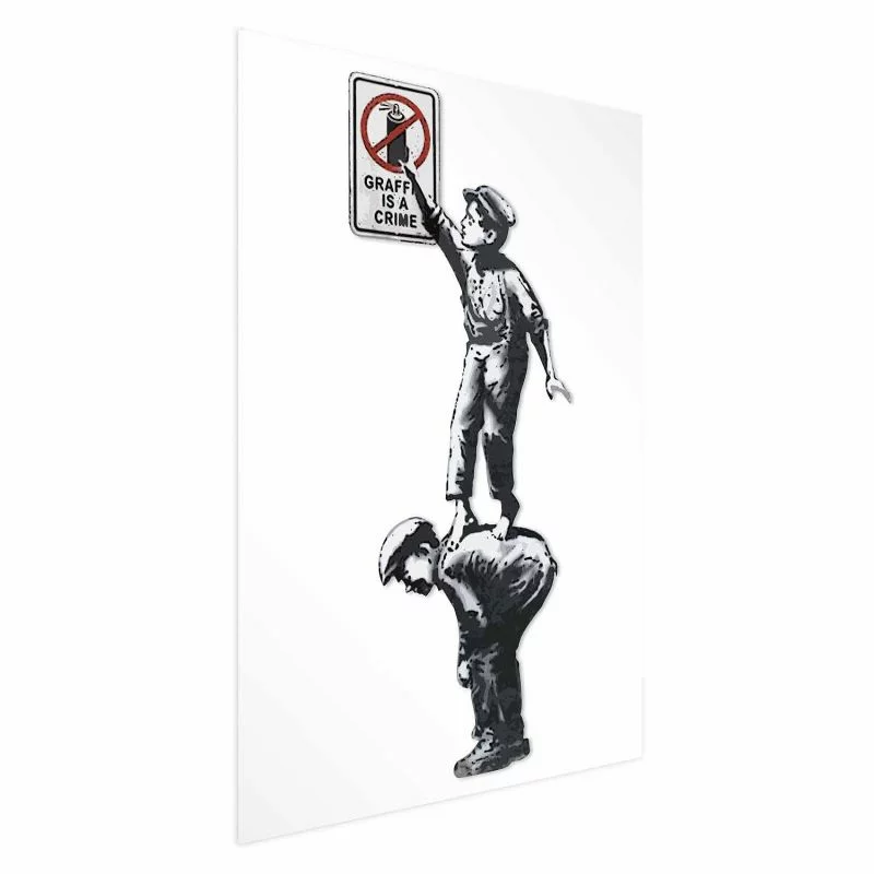 Plakat - Graffiti is a crime - obrazek 1