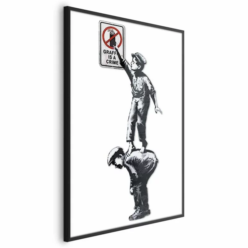 Plakat - Graffiti is a crime - obrazek 1