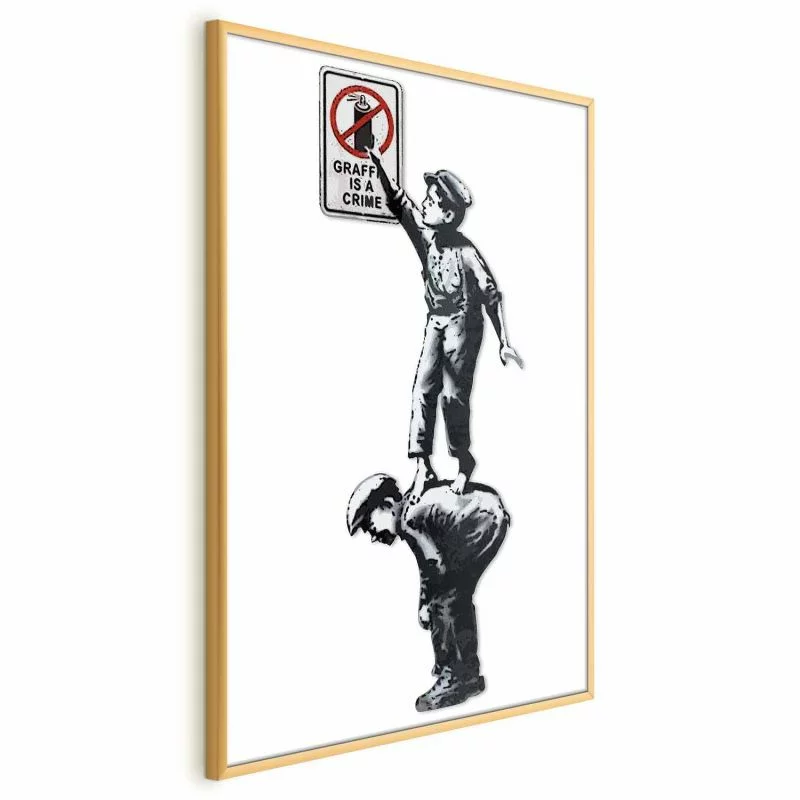 Plakat - Graffiti is a crime - obrazek 1