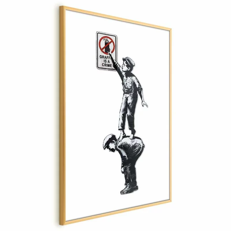 Plakat - Graffiti is a crime - obrazek 1