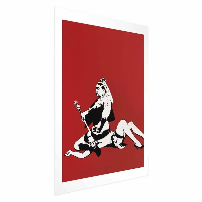 Plakat - Banksy: Queen Victoria - obrazek 1