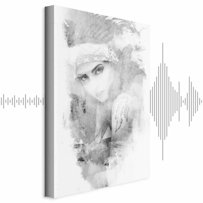 Obraz - Etniczne spojrzenie (1-częściowy) pionowy - obrazek 1