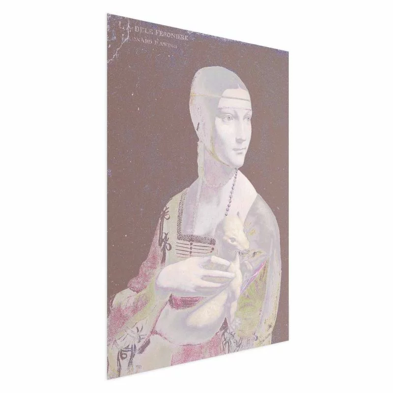Plakat - Pastelowa dama - obrazek 1
