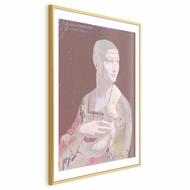 Plakat - Pastelowa dama - obrazek 1