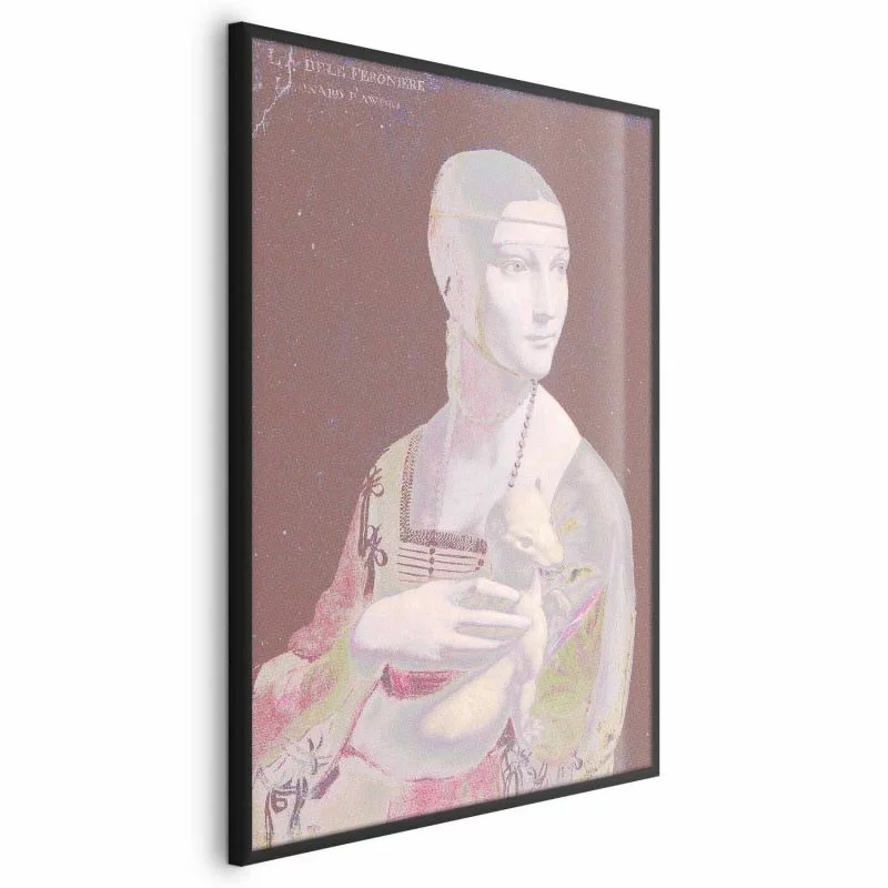 Plakat - Pastelowa dama - obrazek 1