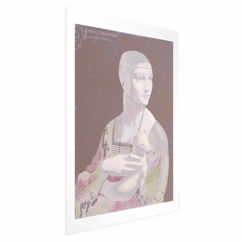 Plakat - Pastelowa dama - obrazek 1