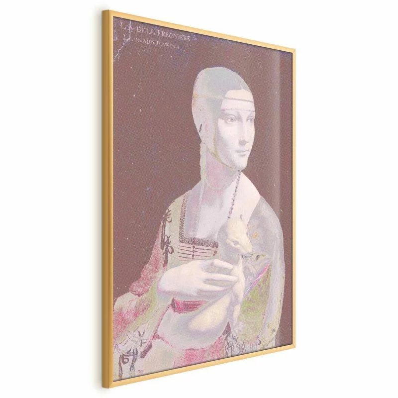 Plakat - Pastelowa dama - obrazek 1