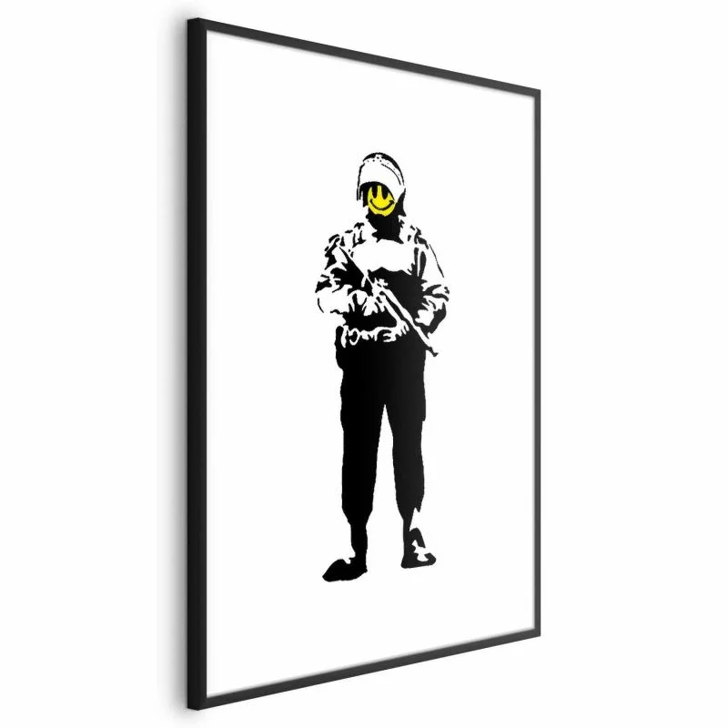Plakat - Uśmiechnięty policjant - obrazek 1