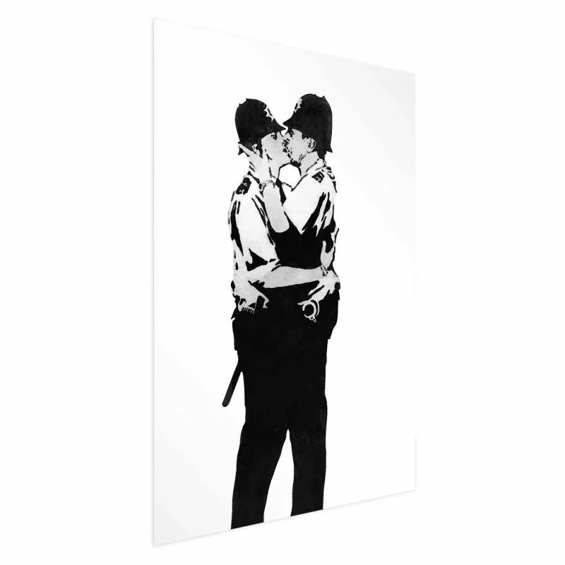 Plakat - Kissing Coppers - obrazek 1