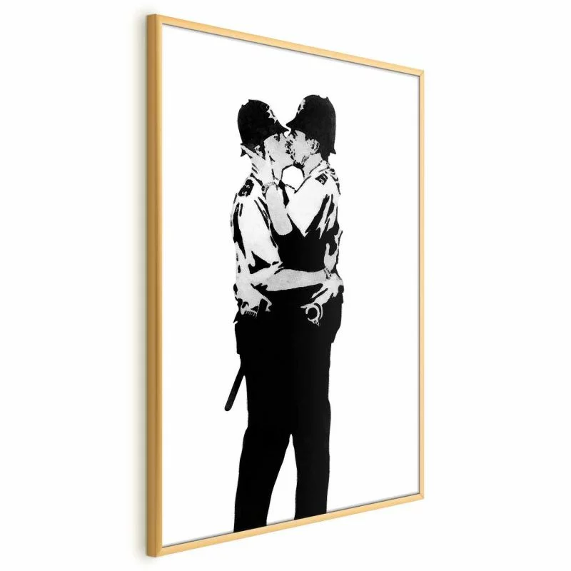 Plakat - Kissing Coppers - obrazek 1
