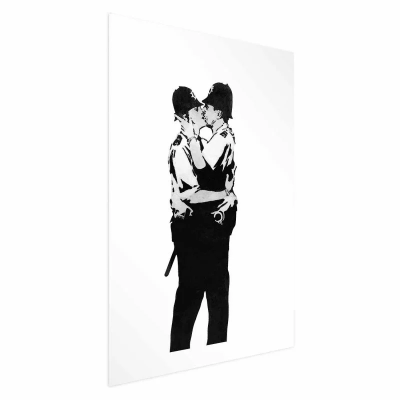 Plakat - Kissing Coppers - obrazek 1