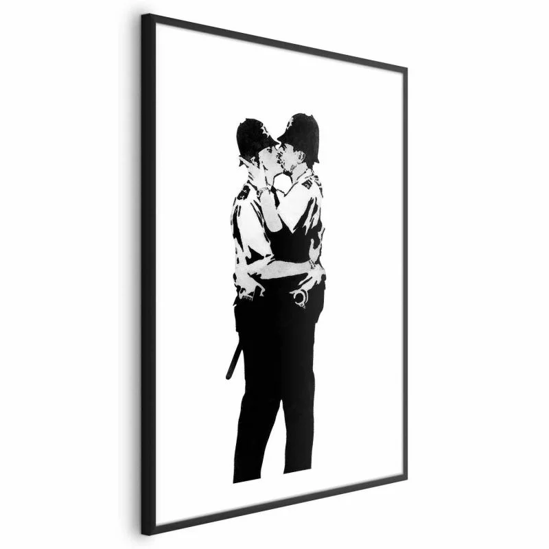 Plakat - Kissing Coppers - obrazek 1
