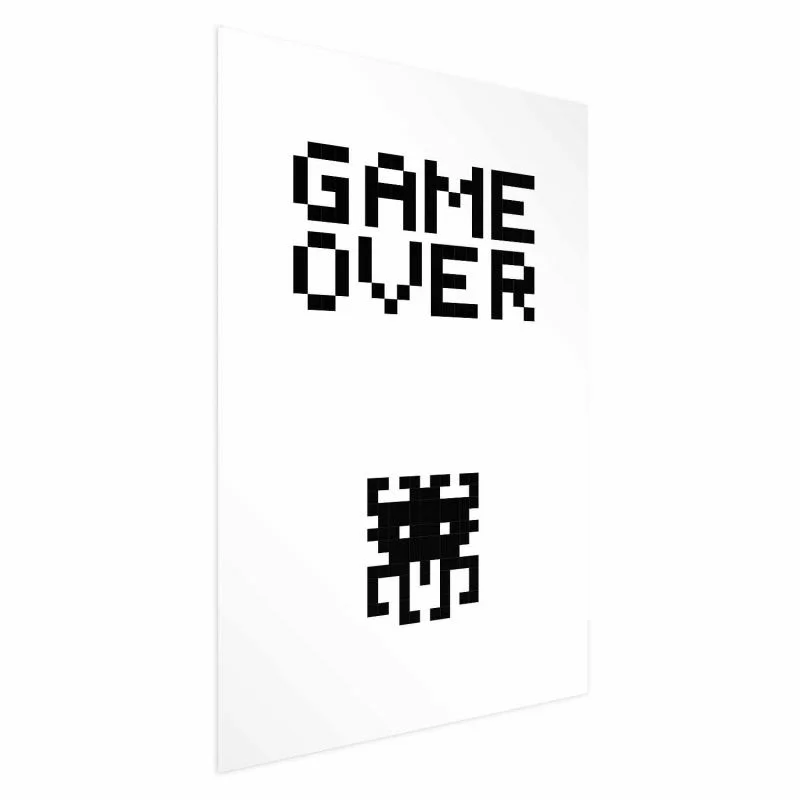 Plakat - Game over - obrazek 1
