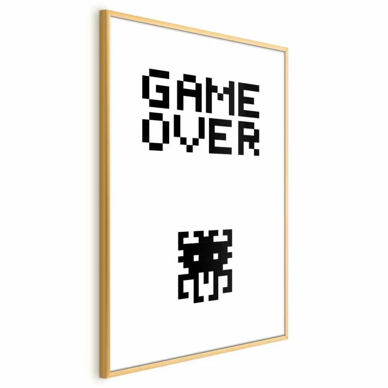 Plakat - Game over - obrazek 1