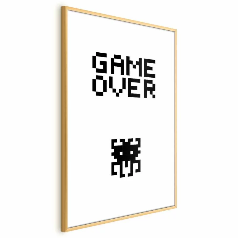 Plakat - Game over - obrazek 1