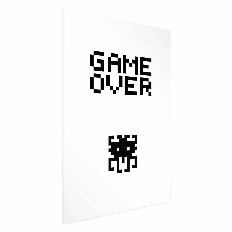 Plakat - Game over - obrazek 1