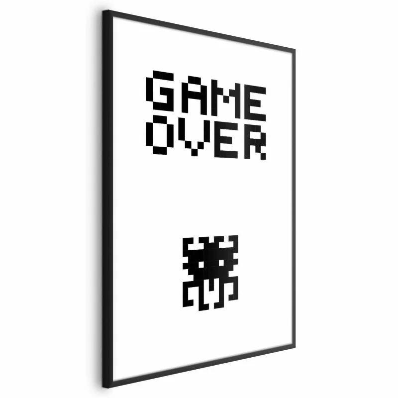 Plakat - Game over - obrazek 1