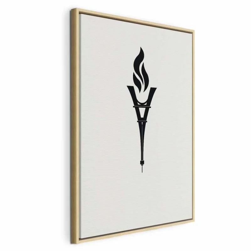 Obraz - Znicz w kształcie odwróconej wieży Eiffla - obrazek 1