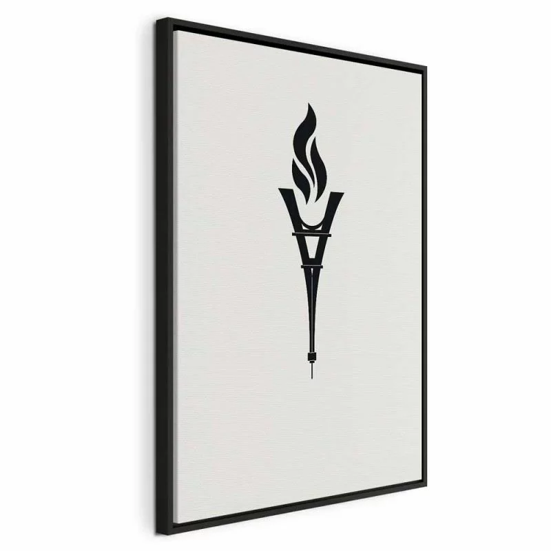 Obraz - Znicz w kształcie odwróconej wieży Eiffla - obrazek 1