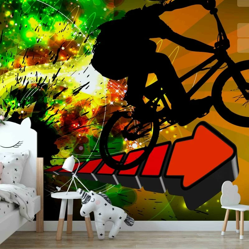 Fototapeta wodoodporna - Rowerowe ewolucje - obrazek 1