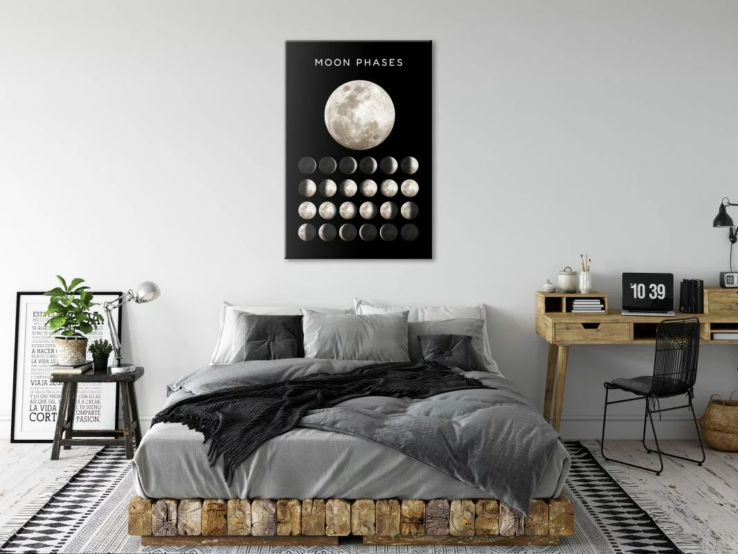 Obraz - Fazy księżyca (1-częściowy) pionowy - obrazek 1