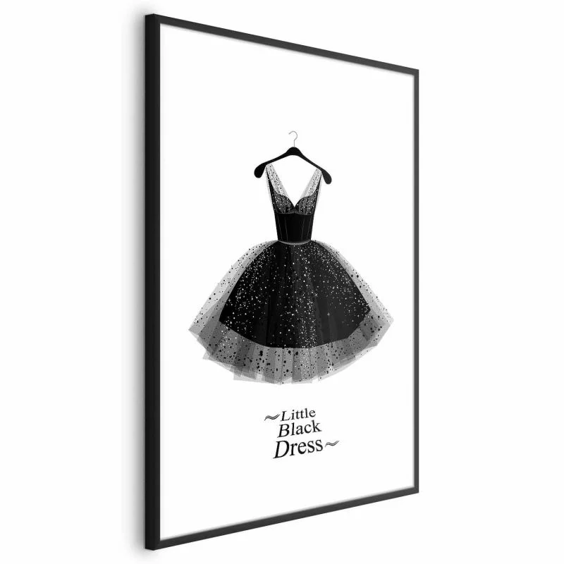 Plakat - Mała czarna sukienka - obrazek 1