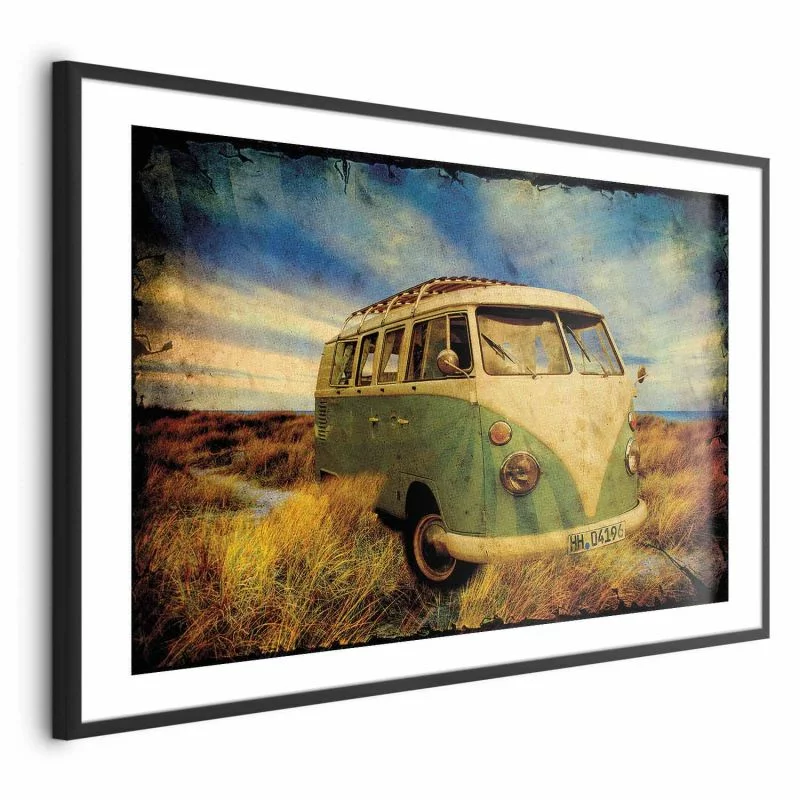 Plakat - Retro bus - obrazek 1