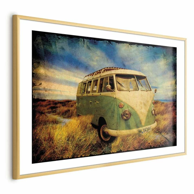 Plakat - Retro bus - obrazek 1
