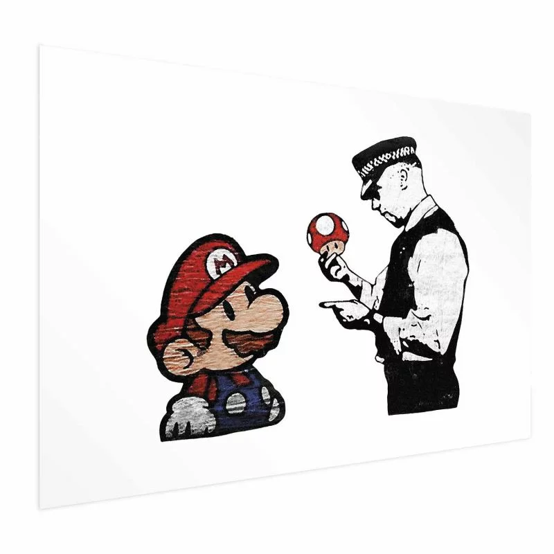 Plakat - Banksy: Grzybiarz - obrazek 1
