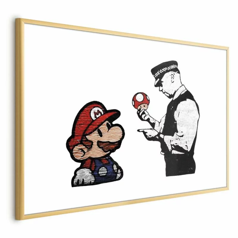 Plakat - Banksy: Grzybiarz - obrazek 1