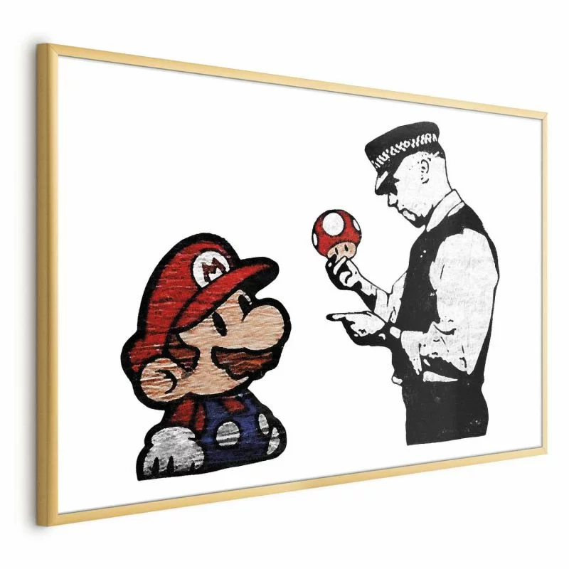 Plakat - Banksy: Grzybiarz - obrazek 1