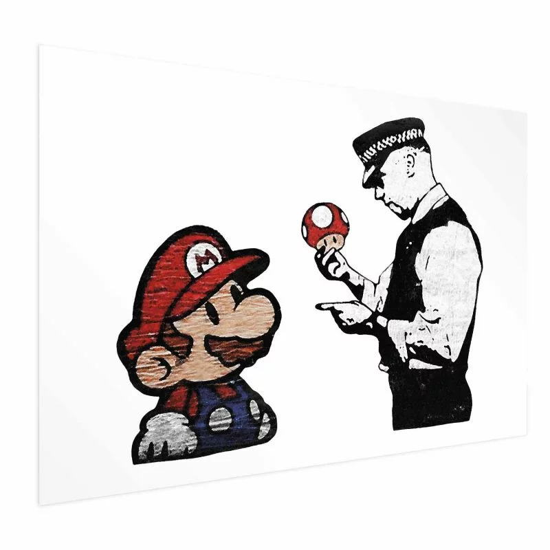 Plakat - Banksy: Grzybiarz - obrazek 1