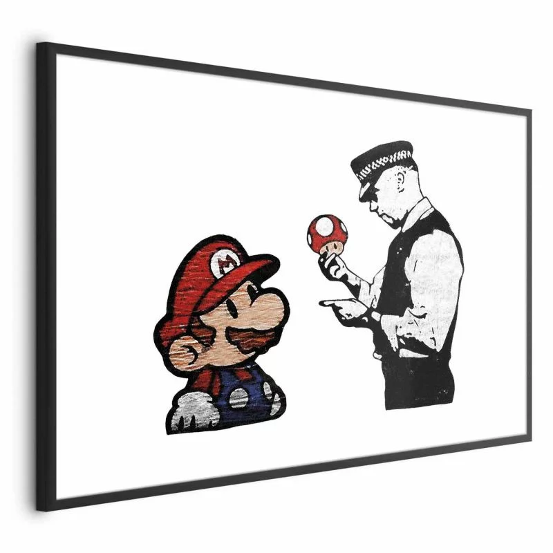 Plakat - Banksy: Grzybiarz - obrazek 1