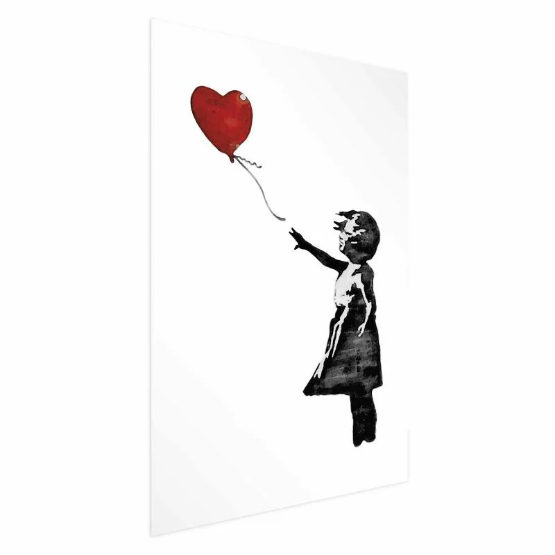 Plakat - Banksy: Dziewczynka z balonem - obrazek 1