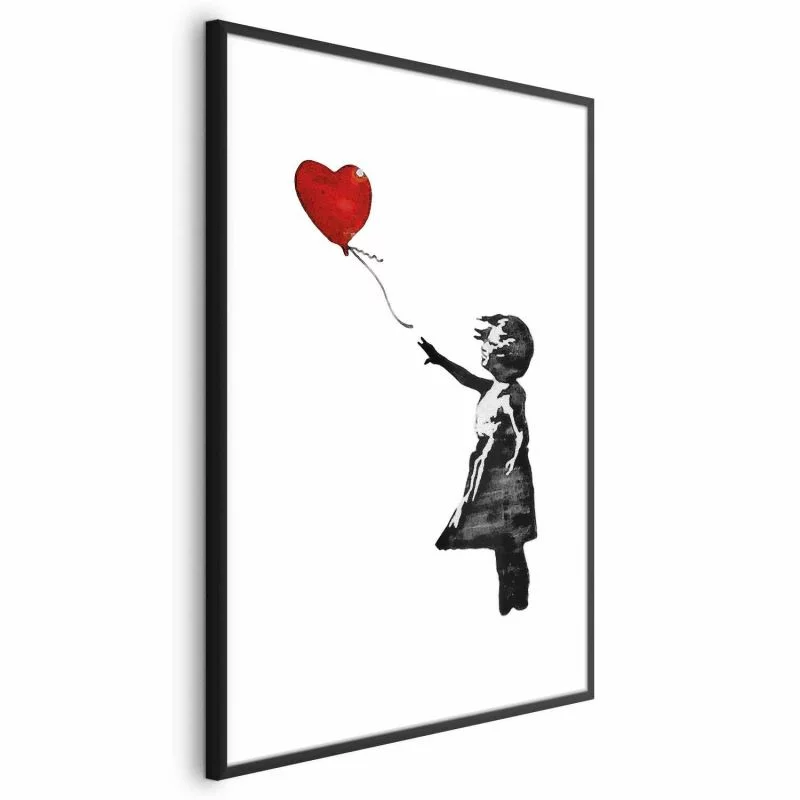 Plakat - Banksy: Dziewczynka z balonem - obrazek 1