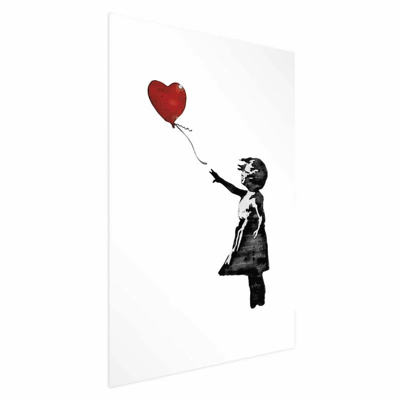 Plakat - Banksy: Dziewczynka z balonem - obrazek 1