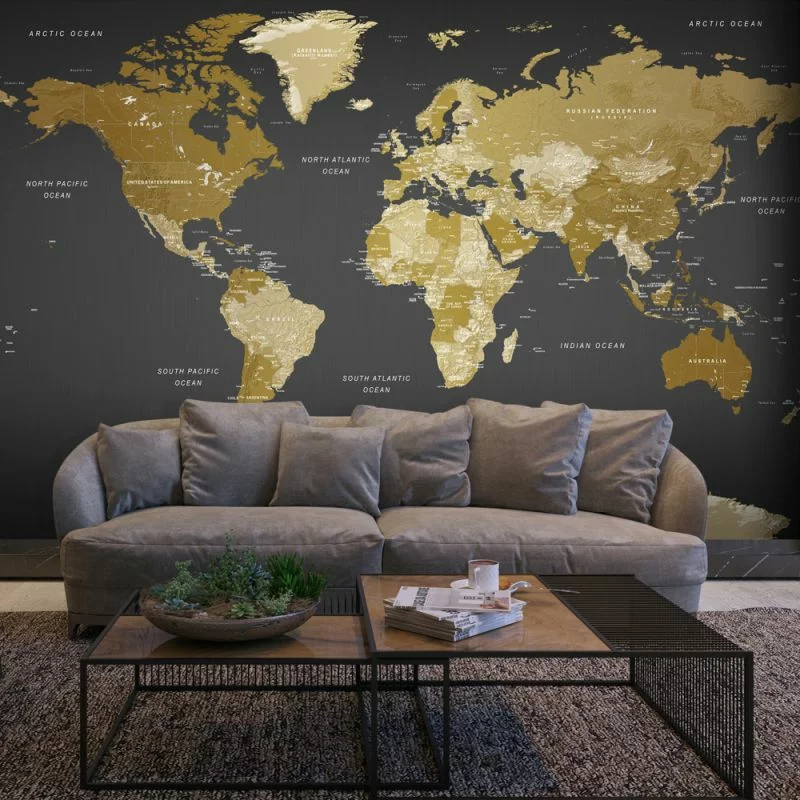 Fototapeta - Mapa świata: Nowoczesna geografia - obrazek 1