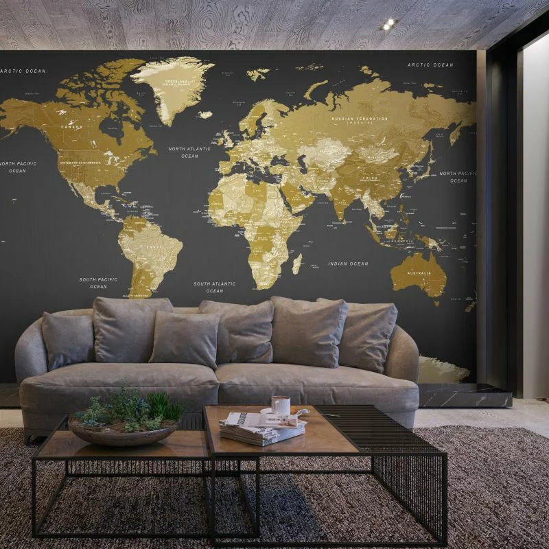 Fototapeta - Mapa świata: Nowoczesna geografia - obrazek 1