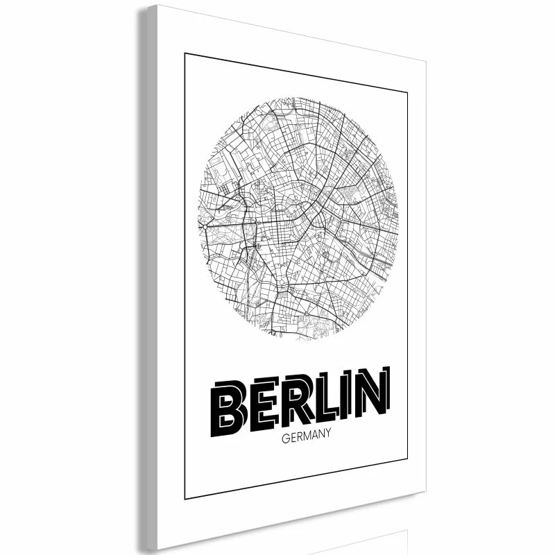 Obraz - Retro Berlin (1-częściowy) pionowy - obrazek 1