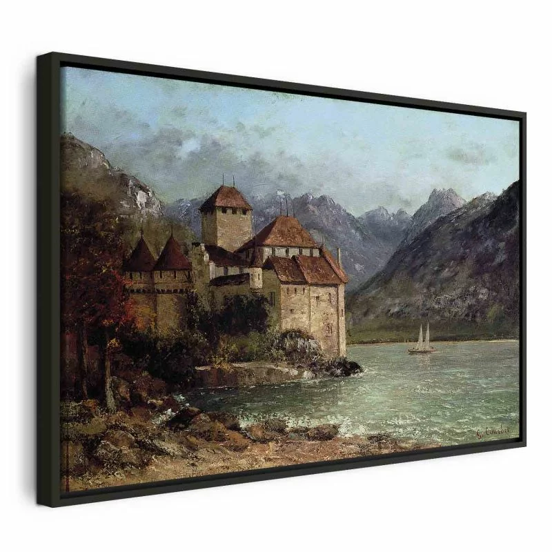 Obraz - Gustave Courbet – Zamek Chillon - obrazek 1