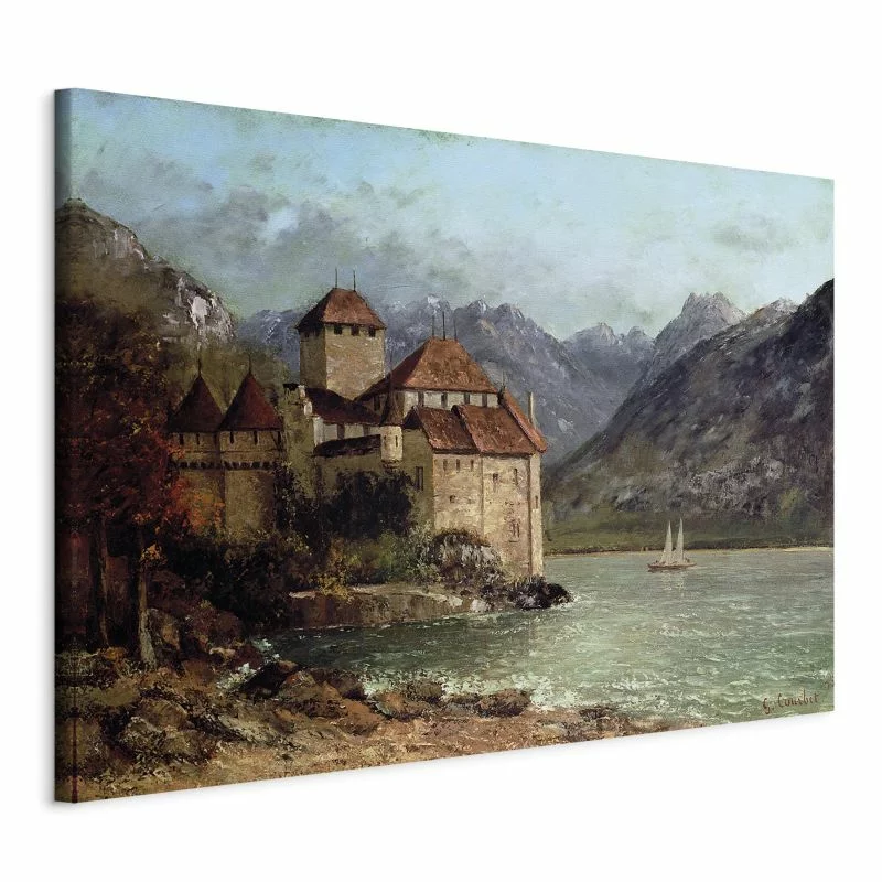Obraz - Gustave Courbet – Zamek Chillon - obrazek 1