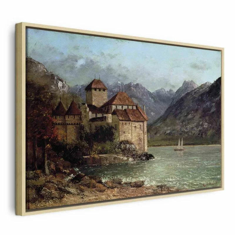 Obraz - Gustave Courbet – Zamek Chillon - obrazek 1